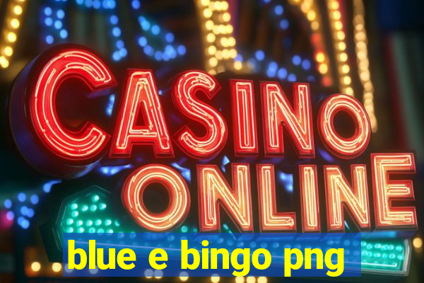 blue e bingo png